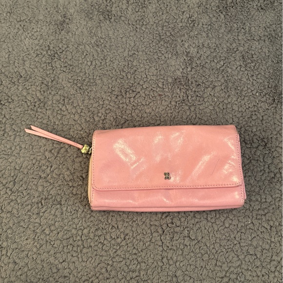 HOBO Handbags - Hobo wallet pink leather clutch casual feminine maximalist luxury